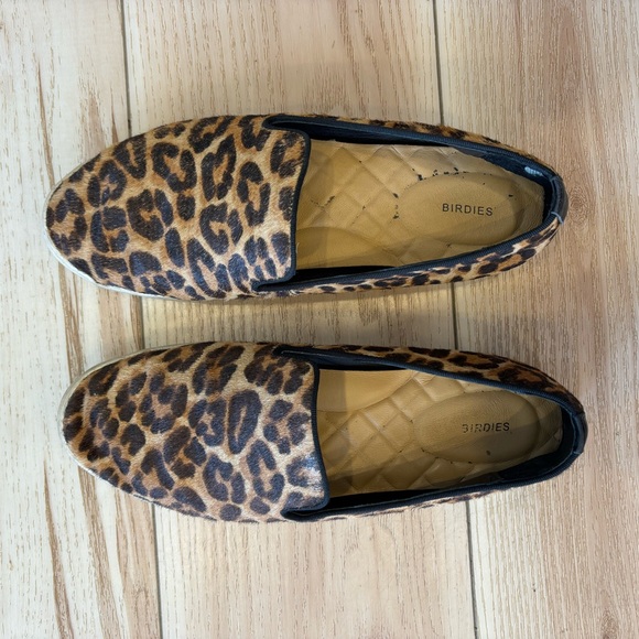 Birdies Leopard Calf-Skin Loafers - Picture 2 of 6